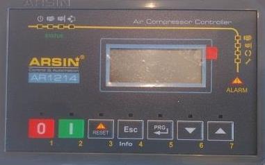 پنل 1214 آرسین  - سیستم کنترلی کمپرسور اسکرو - تعمیرات - فروش - مشاوره
